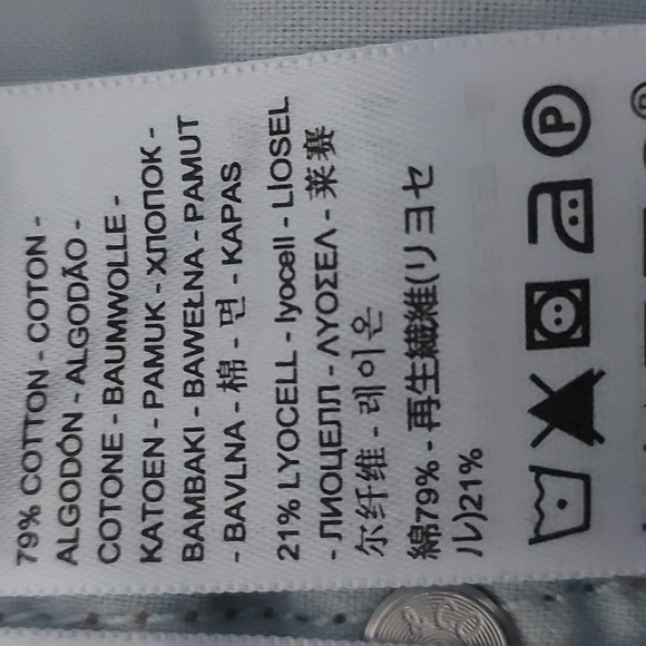 Levi's RIBCAGE STRAIGHT ANKLE CROPPED DISTRESSED JEANS Blue Size 24 - Picture 9 of 16